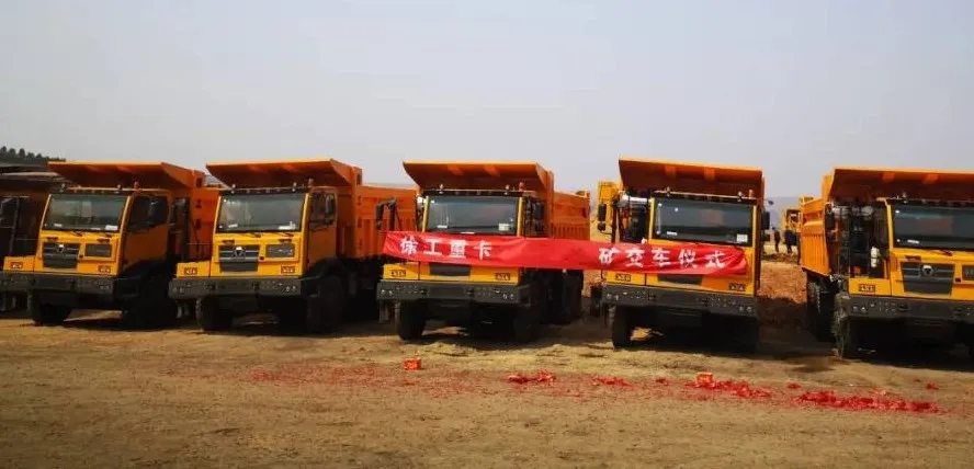 中国商用汽车网|35台徐工重卡XG90批量交付内蒙古矿业用户